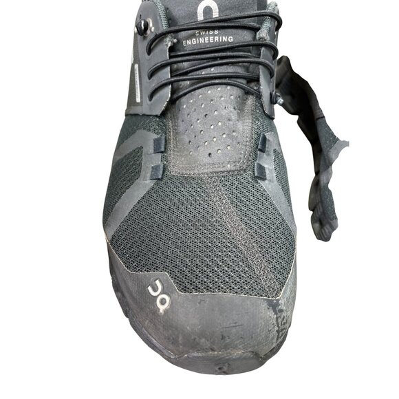 OnCloud tilt men Black Mesh Leather running shoes sneakers size 8.5 SKU 8897 - Picture 12 of 16